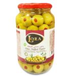 LORA GRÖNA OLIVER FYLLDA MED PAPRIKA 12X1050G