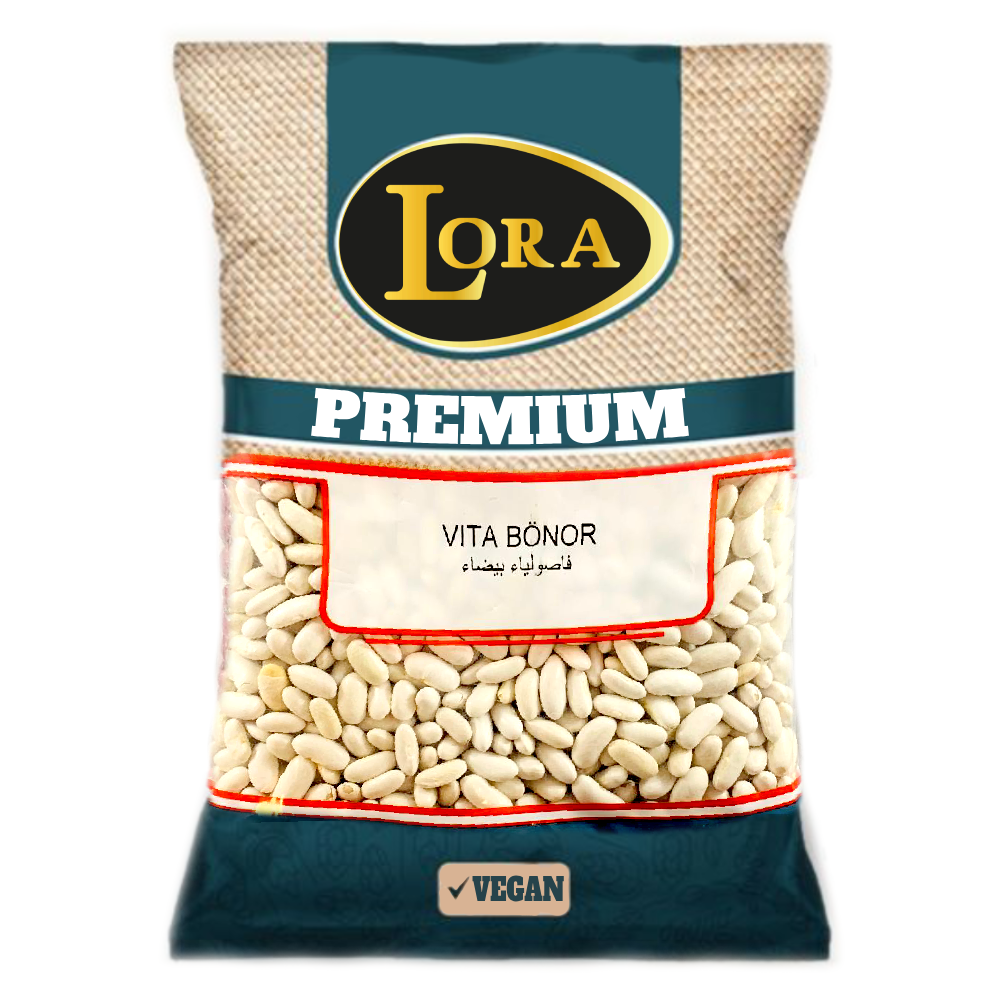 Lora-Vita-bonor.webp LORA Vita Bönor 800g X 9st - Bild 1