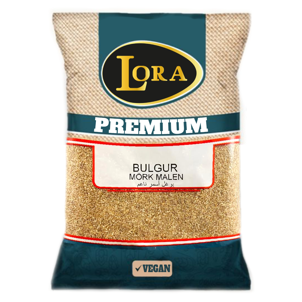 Lora-burgul-esmer-malen.webp LORA Bulgur Mörk Fin 800g X 9st - Bild 1