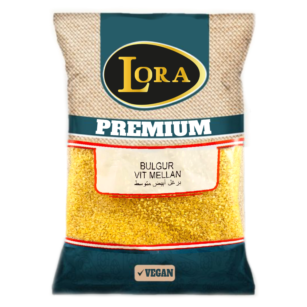 Lora-burgul-mellan.webp LORA Bulgur Mellan 800g X 9st - Bild 1