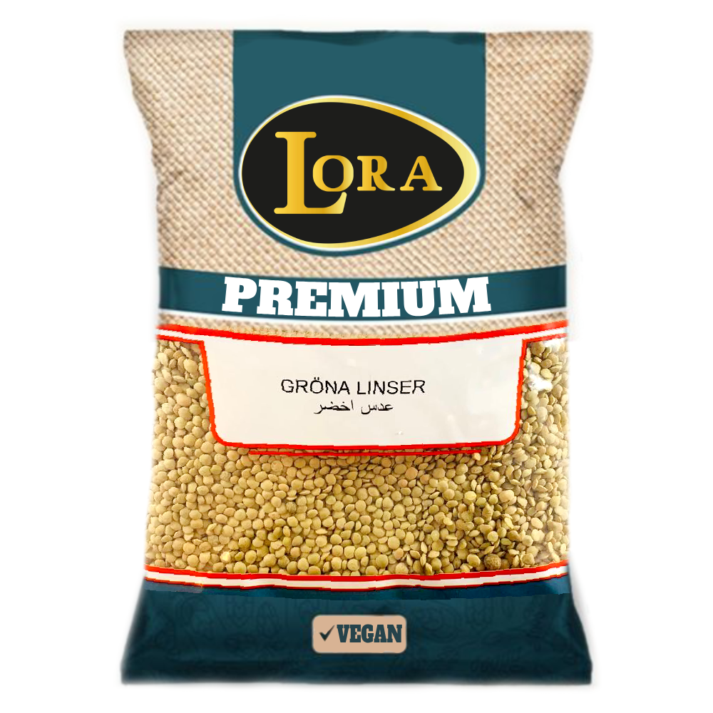 Lora-grona-linser.webp LORA Gröna Linser 800g X 9st - Bild 1