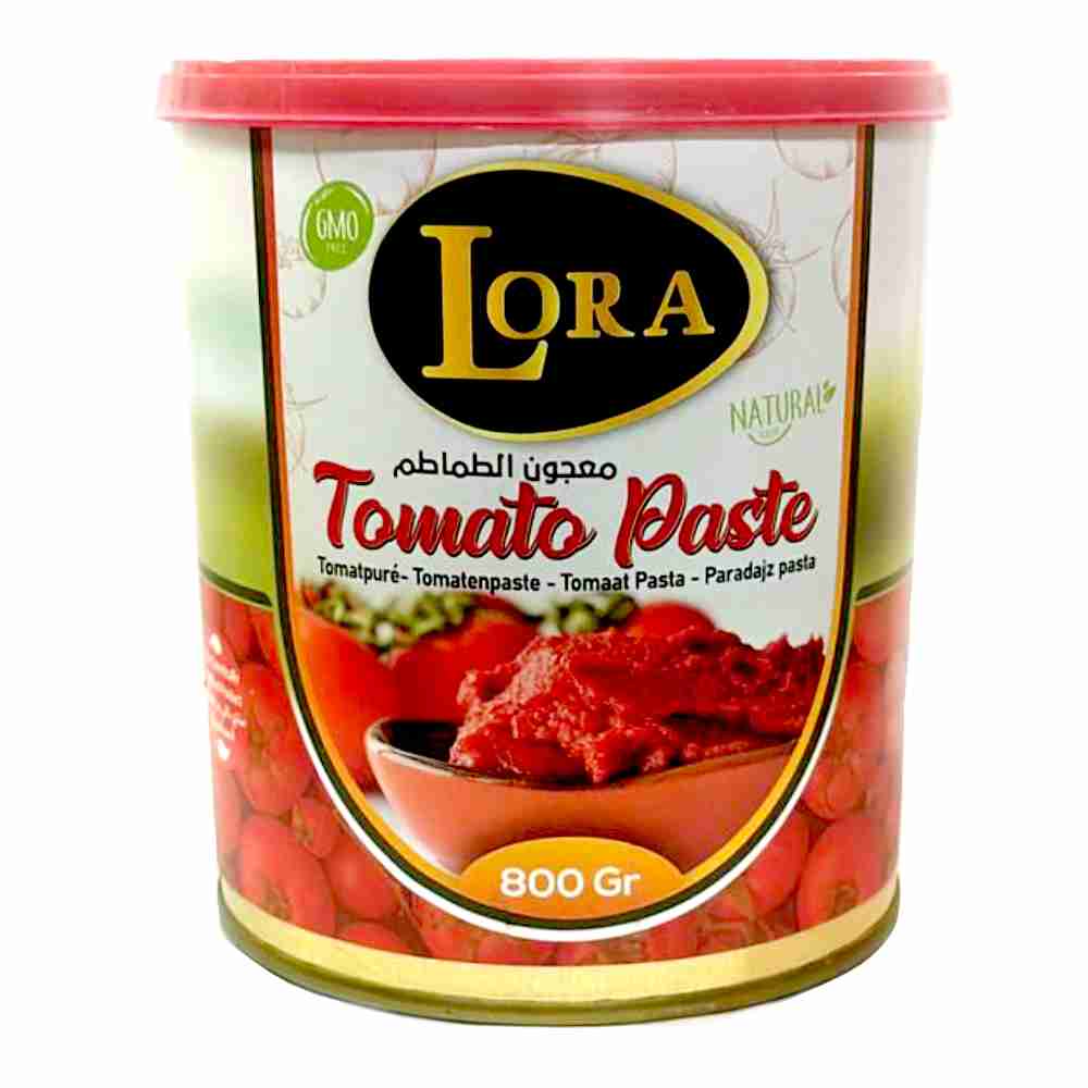 lora-tomat-paste.jpg Lora Tomatpuré 800gX12st - Bild 1